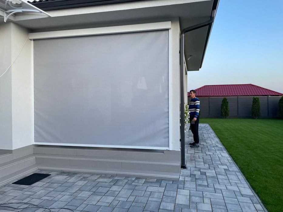 Rolete / rulouri textile screen de exterior (model ZIP)