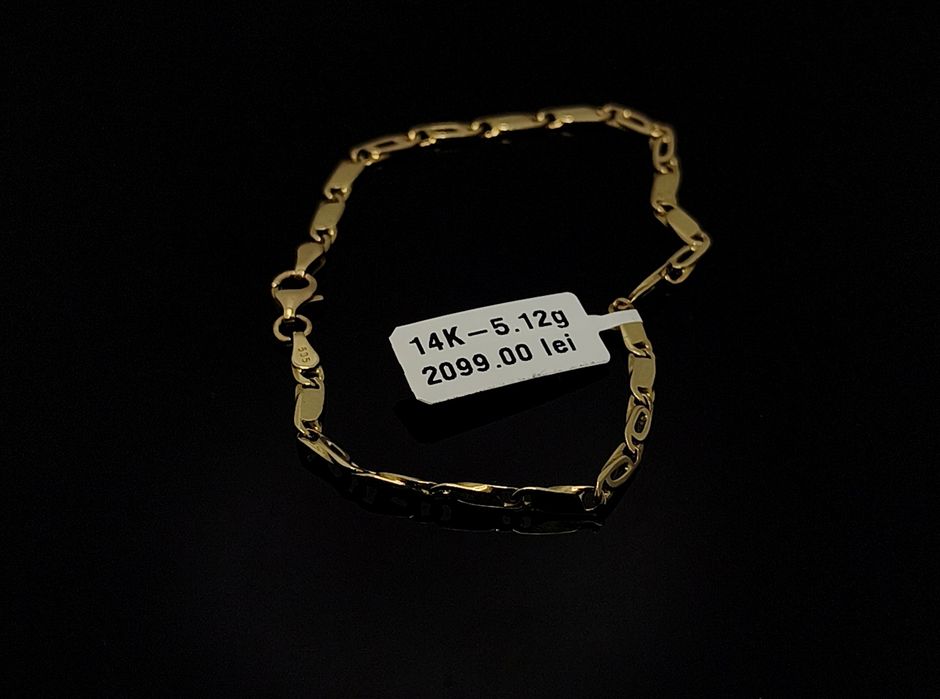 Bijuteria Royal bratara din aur 14k 5.12 gr
