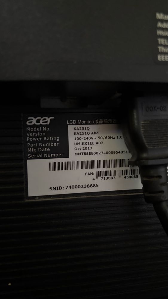 Monitor Acer de vanzare