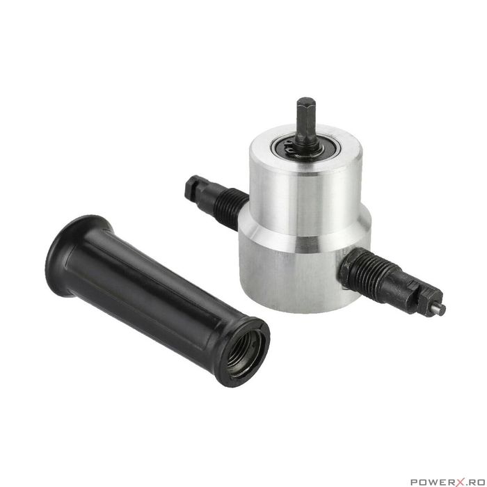 Adaptor bormasina, filetanta pentru taiat tabla, Silver