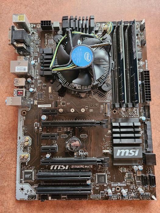 Kit socket 1151 Intel I5 7400 Z170 16GB DDR4