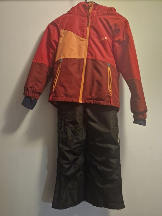 Set geaca si pantaloni iarna schi ski sanius patinoar 6-8 ani