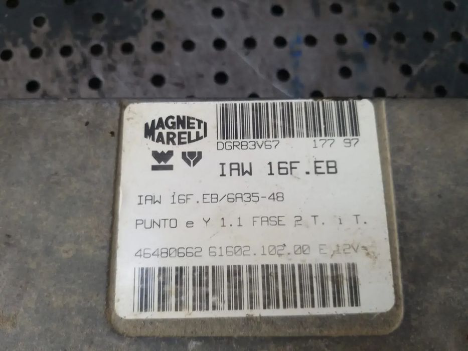 Ecu calculator motor 1.1 b fiat punto 1 176 iaw16feb 46480662