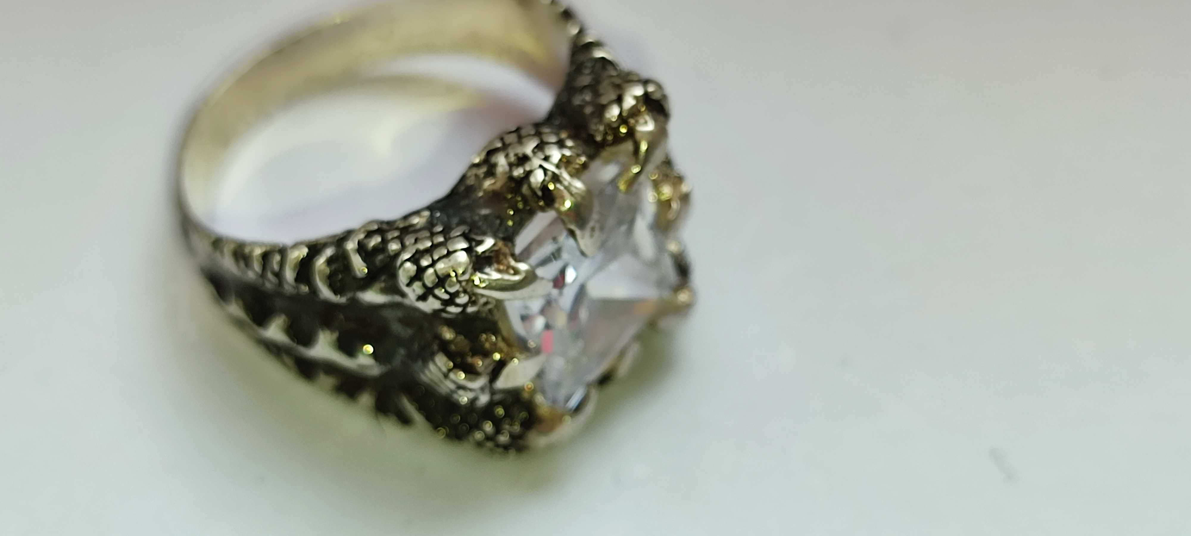 Солидное мужское серебряное кольцо, размер 23