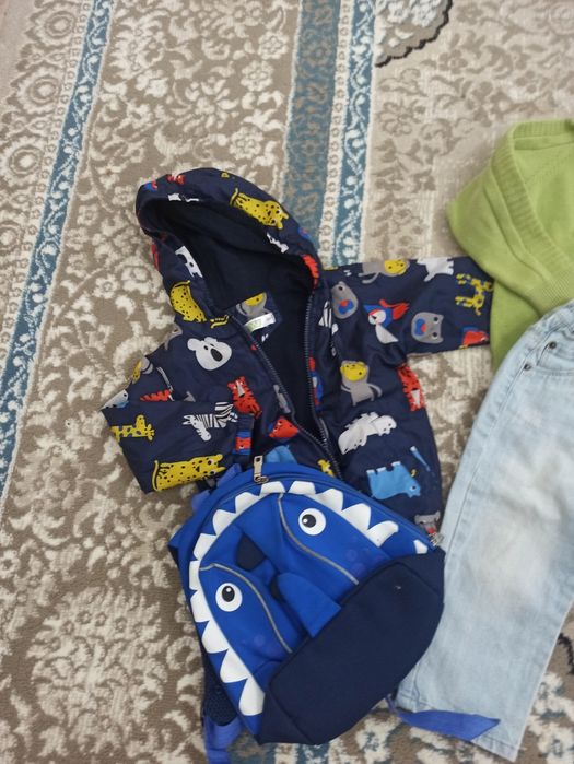 Бир пакет кийимлар 1-2ешга