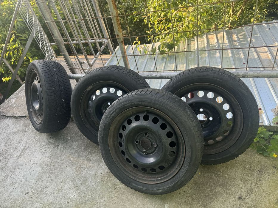 Jante Opel R15 cu cauciucuri 185 55 15 Mixte