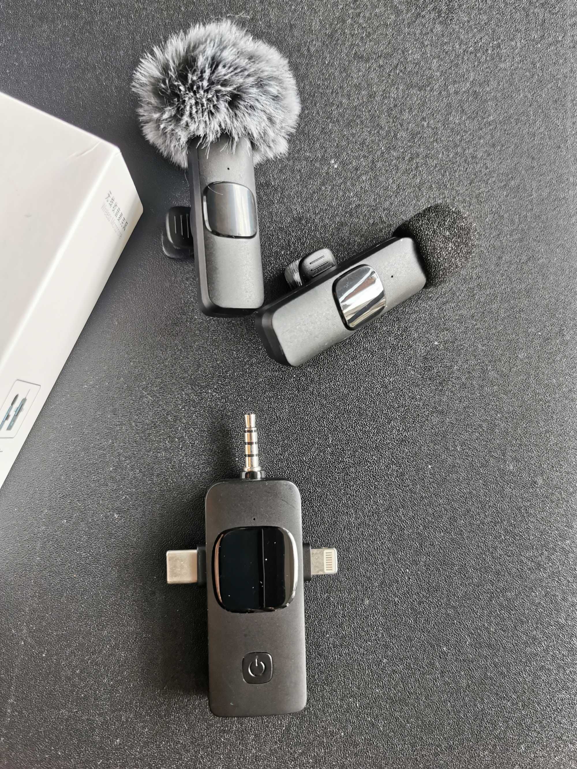 Безжичен микрофон за фотоапарат, лаптоп, смартфон, айфон,