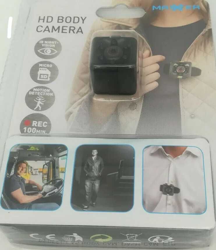 Mini Body Dash Cam videocamera HD
