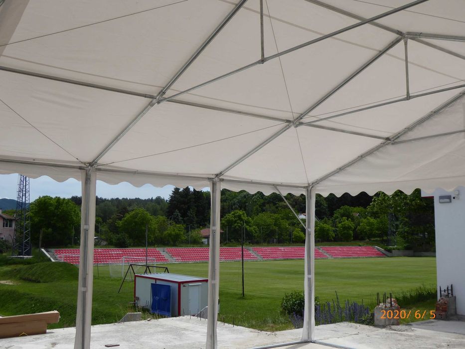 Шатри 8х16м и 8х20м - 3м странична височина