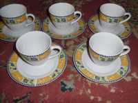 set cesti cafea portelan