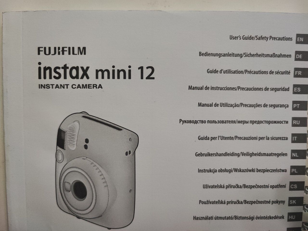 Fujifilm instax mini 12