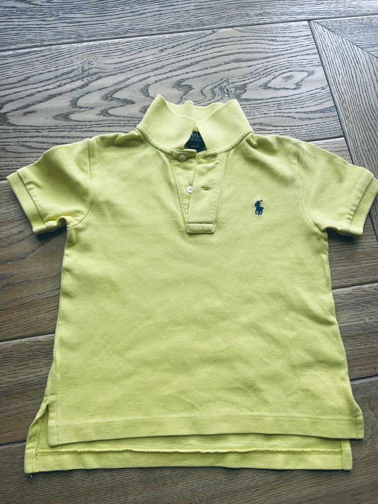 Tricou polo galben Ralph Lauren