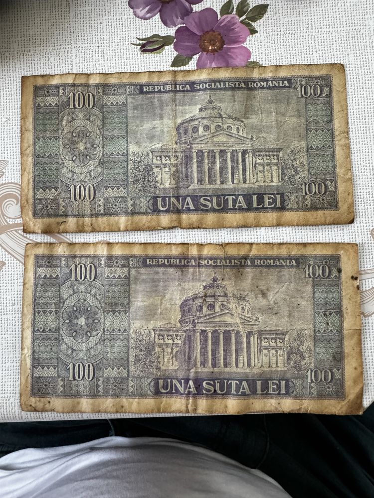 Bancnota una suta lei 1966