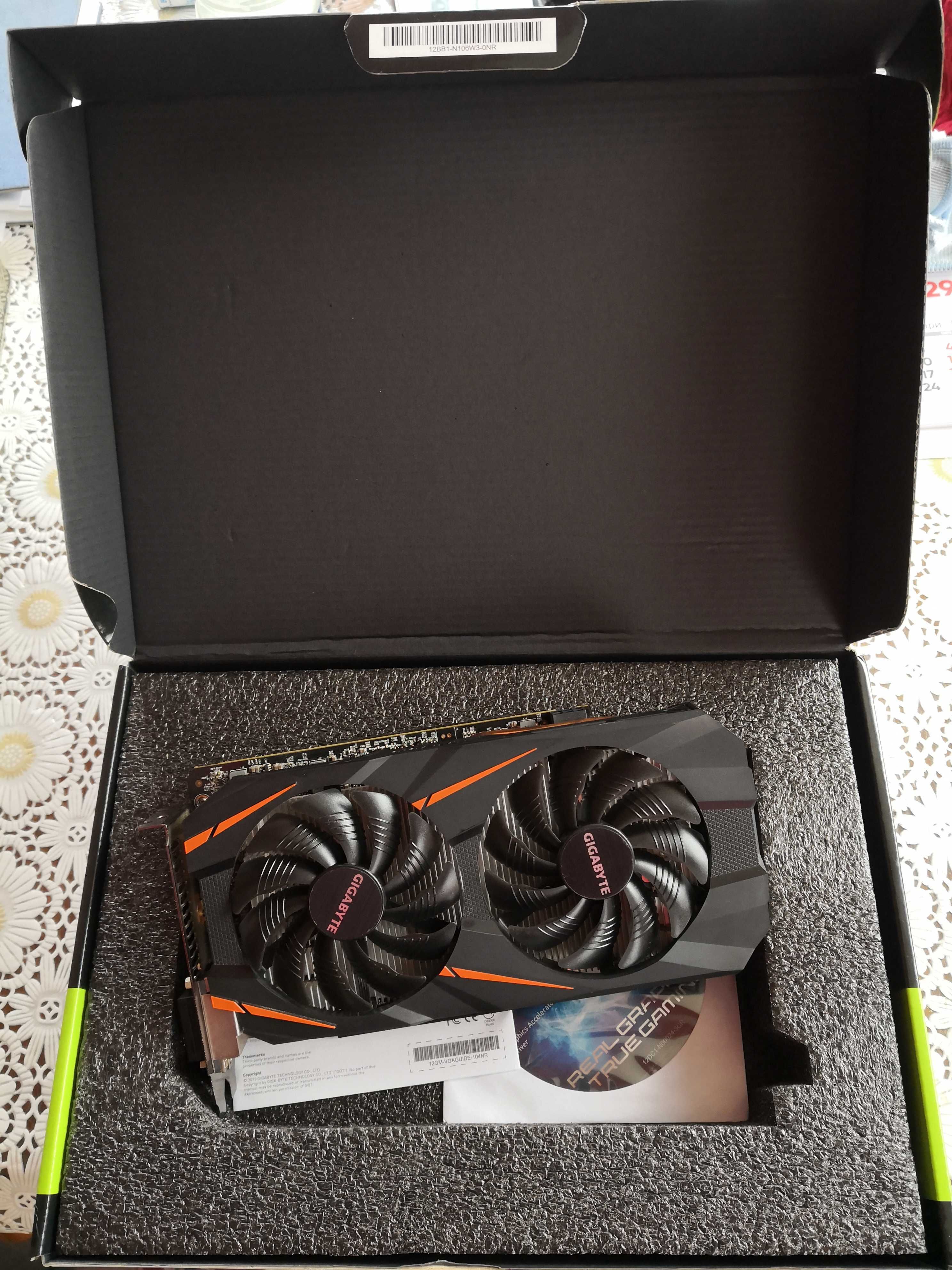 Видеокарта Gigabyte Geforce GTX 1060 3gb