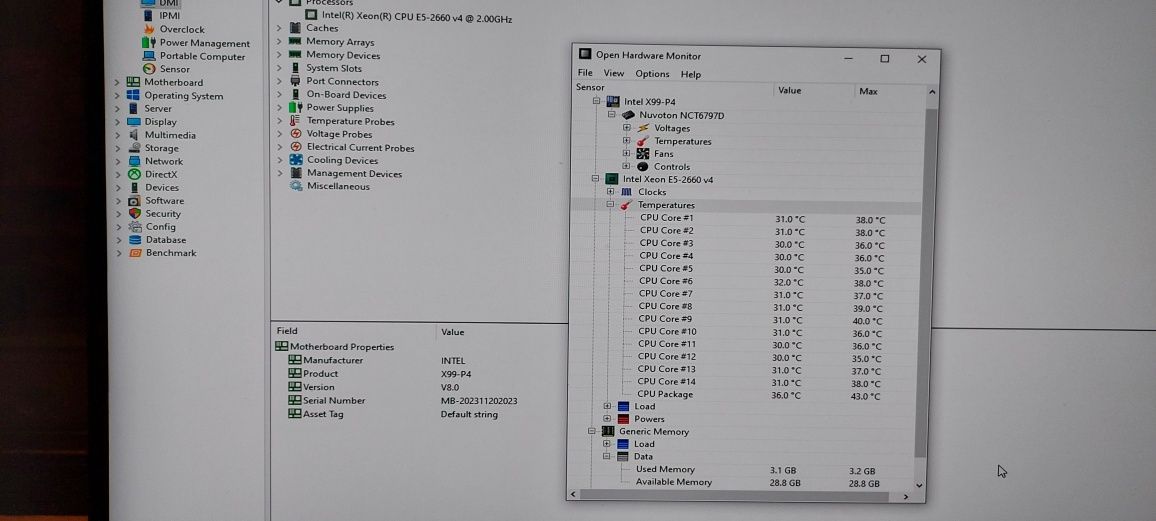 Placa de baza Gaming/Workstation Zsus X99-P4 (V3, V4) DDR4 NVME
