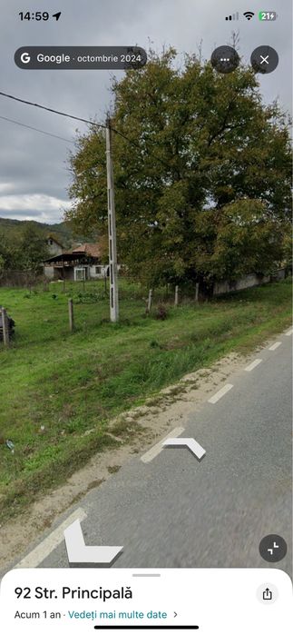 teren-casa Bunești la strada principală DN 67jud. Vâlcea