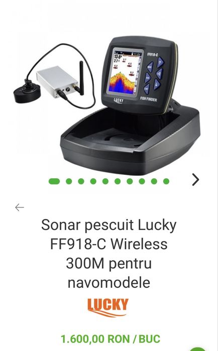 Vând sonar pescuit Lucky FF918-C