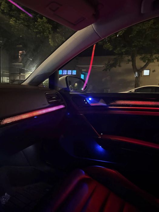 Kit pachet lumini ambientale Golf 7 Rgb Rainbow noi trimuri dedicate