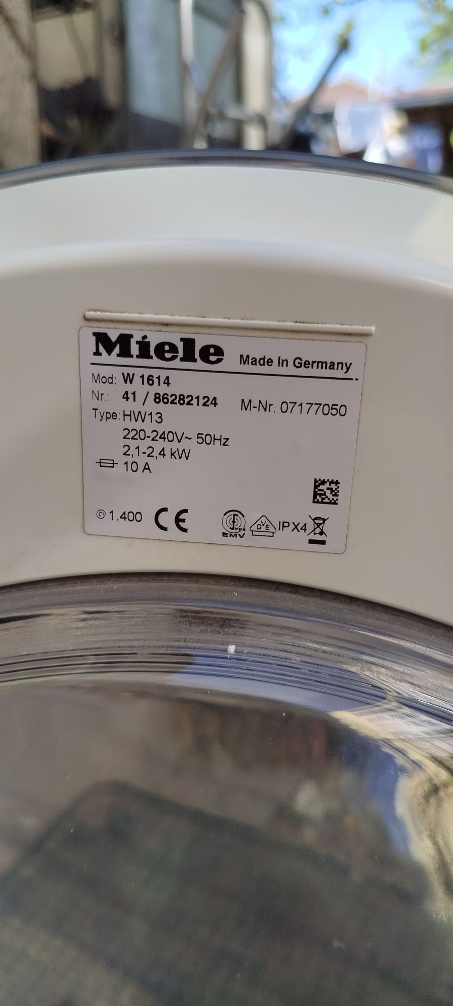 Пералня Miele W 1614 Novotronic