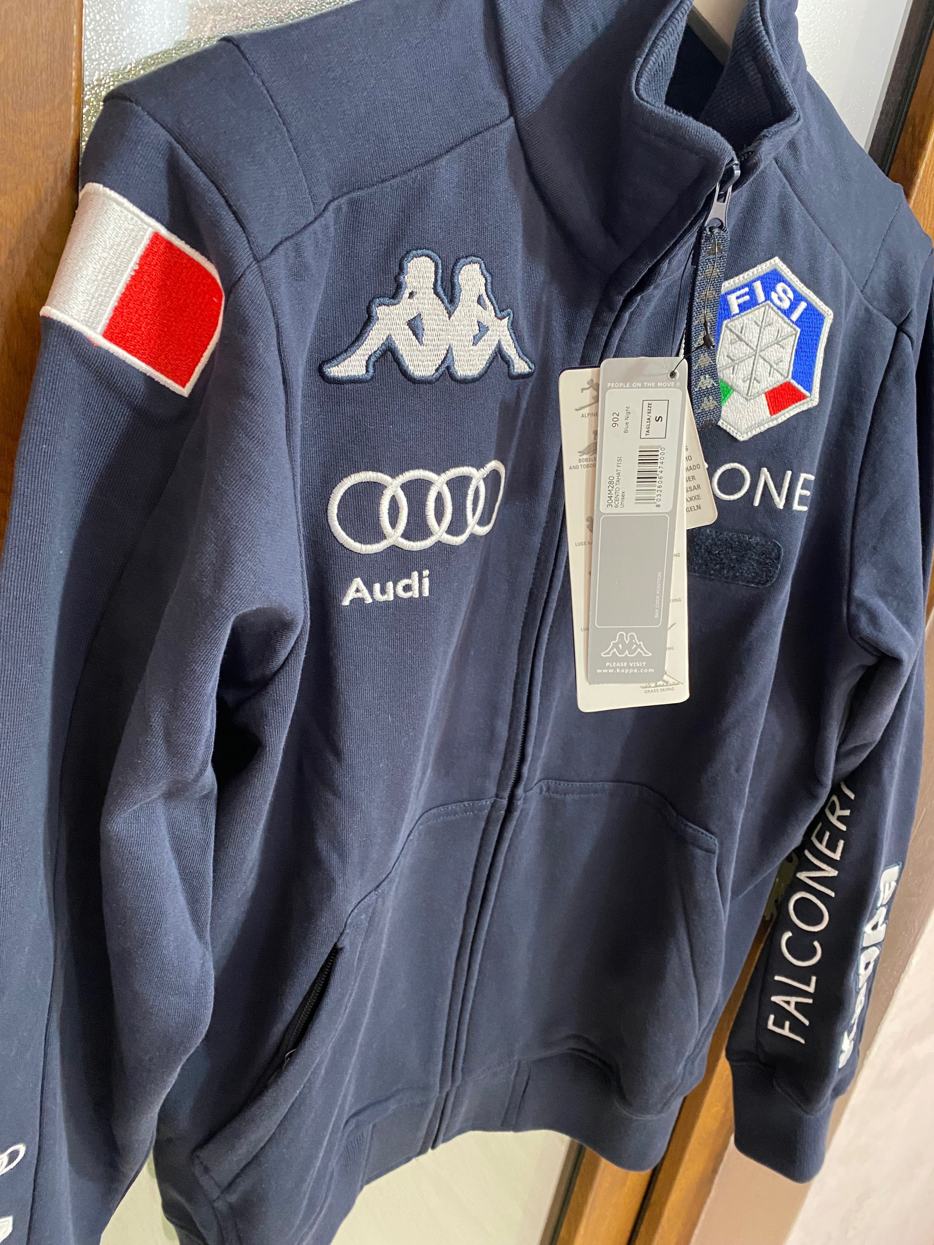 Bluza Hanorac Felpa Ski KAPPA 6Cento Italia Team Audi Marime S