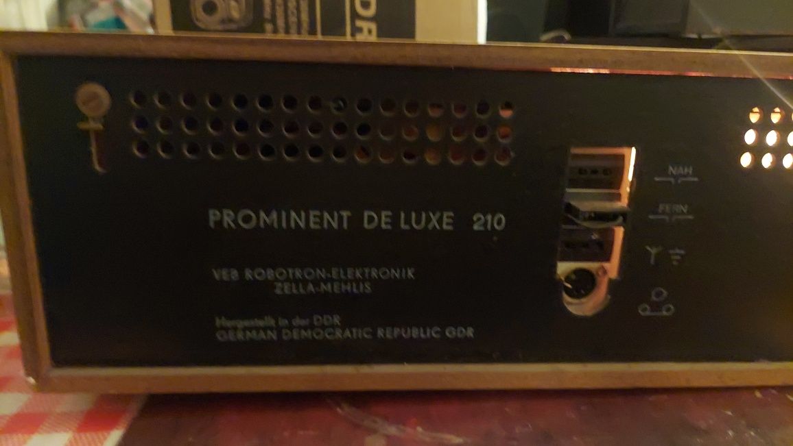 Radio vintage Prominent de luxe 210(Rft),Philips germaniu alnico