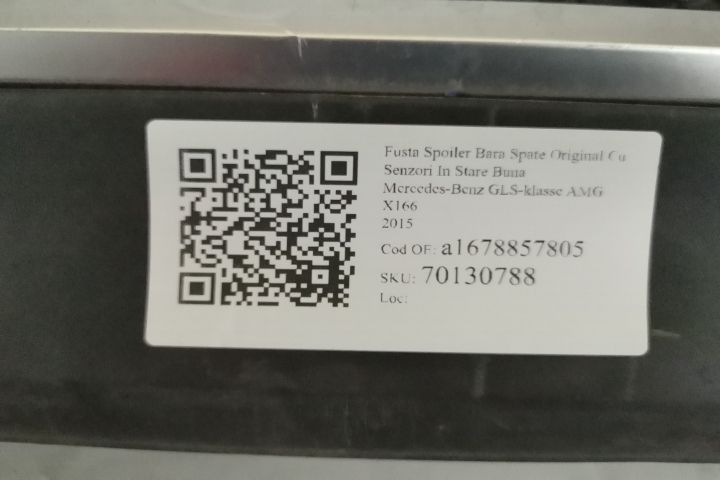 Задна спойлер броня Оригинален със сензори в добро състояние AMG Мерце