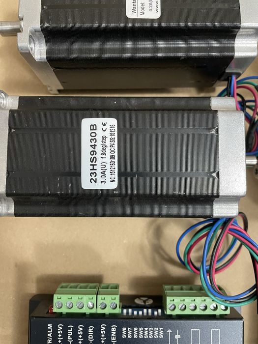 Set 4 motoare pas cu pas cu drivere