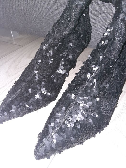 Botine zara cu paiete