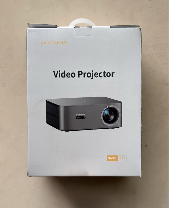НОВО!!! Луксозен домашен проектор с 4K поддръжка и WiFi PUTRIMS K12