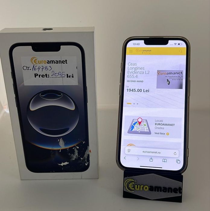 Telefon mobil Apple iPhone 16e, 128GB, 5G Bat 100 % Bat -A-