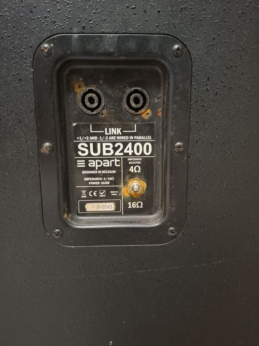 Set Boxe Profesionale Apart – SUB2400 & MASK6C