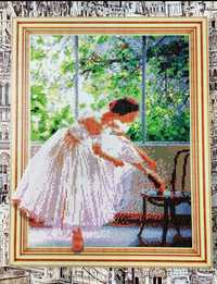 "Балерина" картина из алмазной мозайки. 40×50