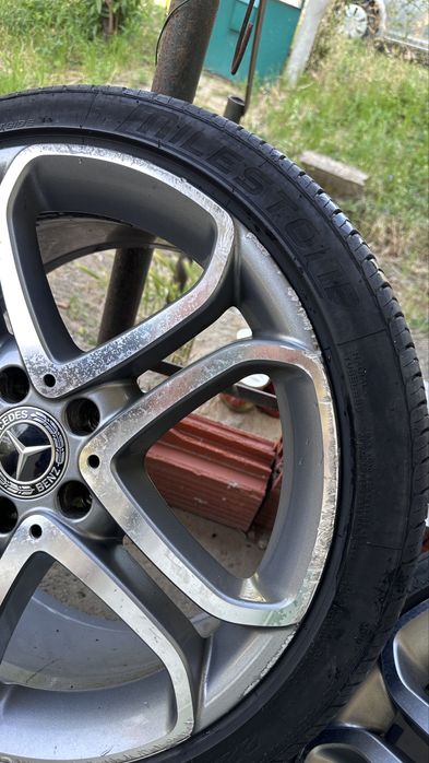 Оригинални джанти 18 цола за Mercedes Спорт пакет 5x112 + летни гуми
