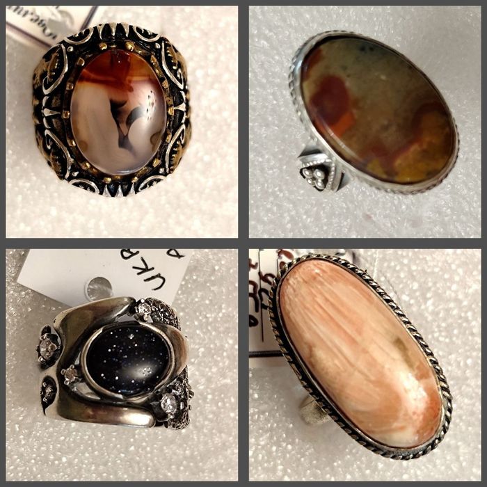 Кольца, серьги, кулоны из серебра