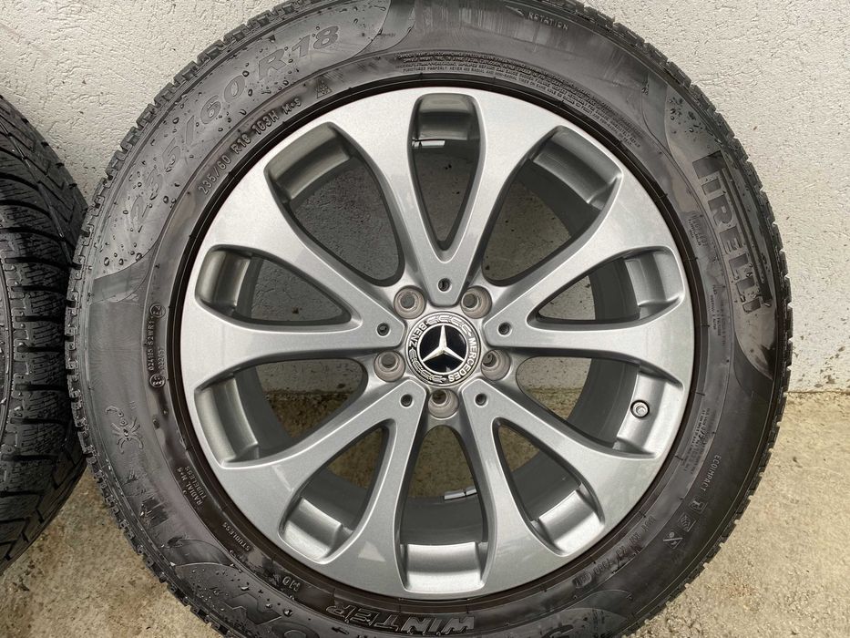 Jante originale Mercedes 18 cu anvelope de iarna