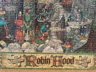Aventurile lui Robin Hood, tablou 74cm x 60cm din puzzle lipit Anglia
