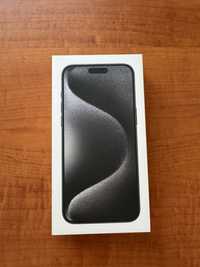 iPhone 15 Pro Max, 256 GB, Black Titanium, Sigilat