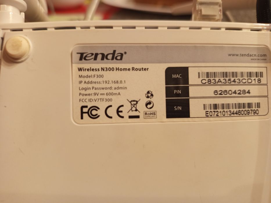 Wireless N300 Home Router Tenda