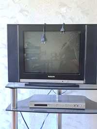 Телевизор Roison PF-21c366 вместе с подставкой стеклянная
