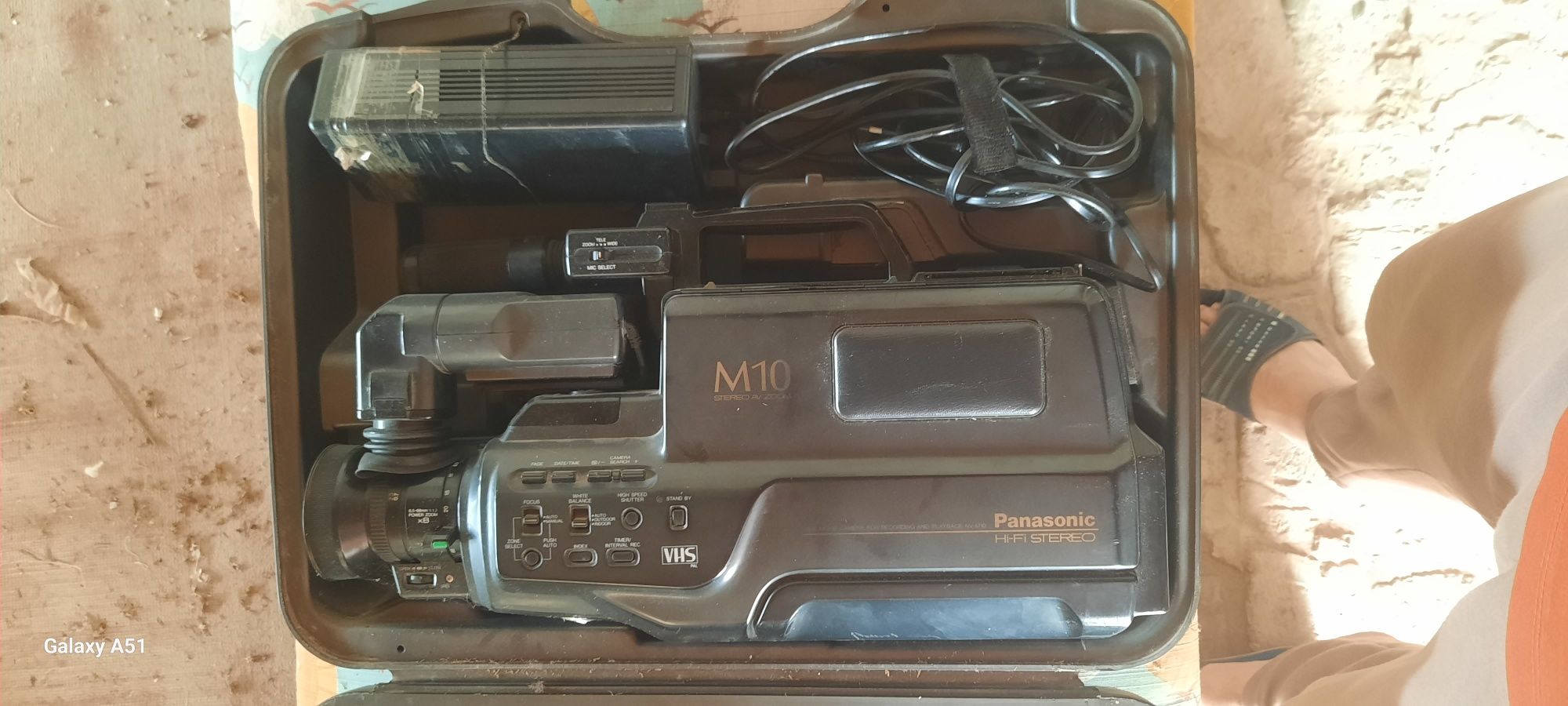 Panasonic m10 videokamera