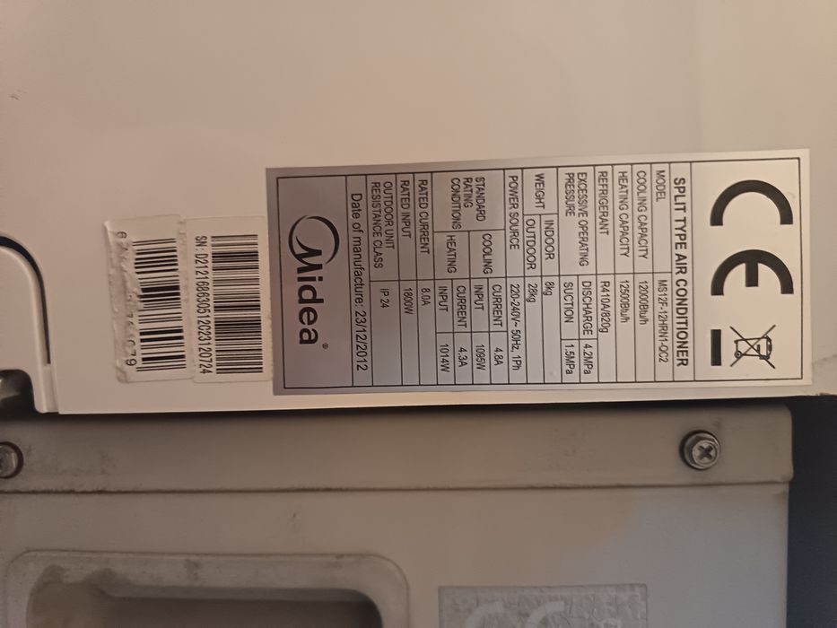 Климатик Midea 12
