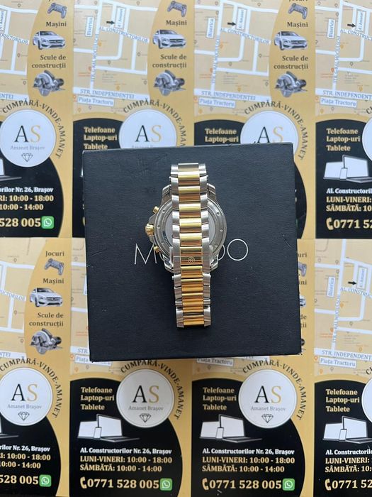 Ceas elvețian Movado Seria 800 Auriu Impecabil