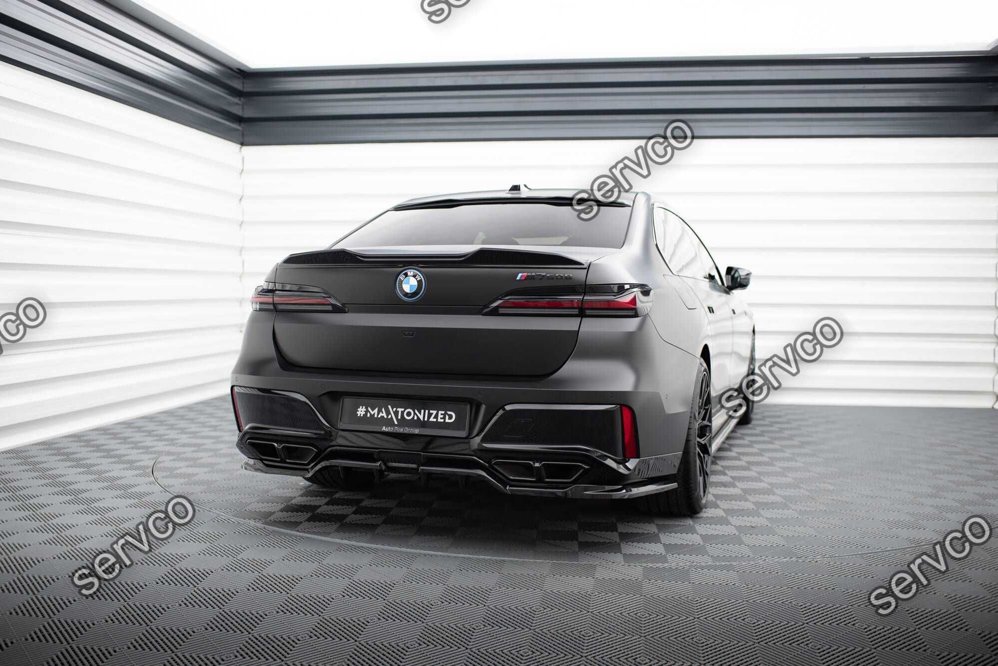 Prelungire bara spate Bmw Seria 7 G70 M760e 2022- v2 - Maxton Design