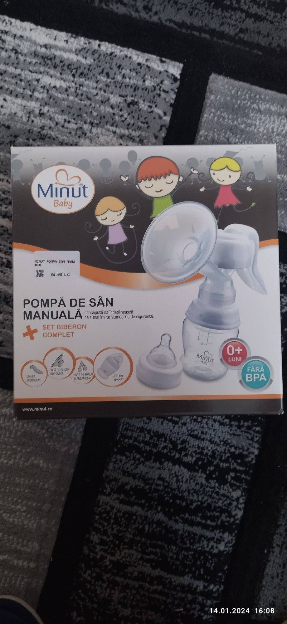 Pompa de san manuală