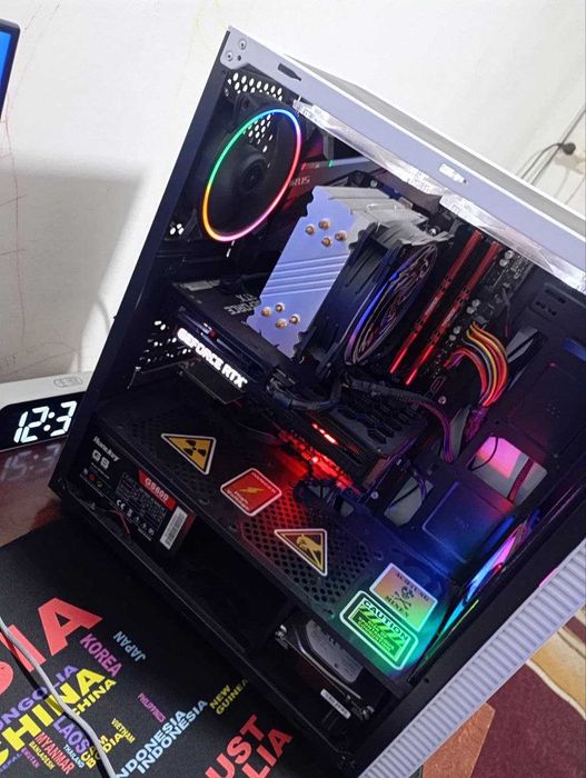 Продам мощный игровой/рабочий ПК – Ryzen 5 2600 / RTX 3060 / 16GB RAM