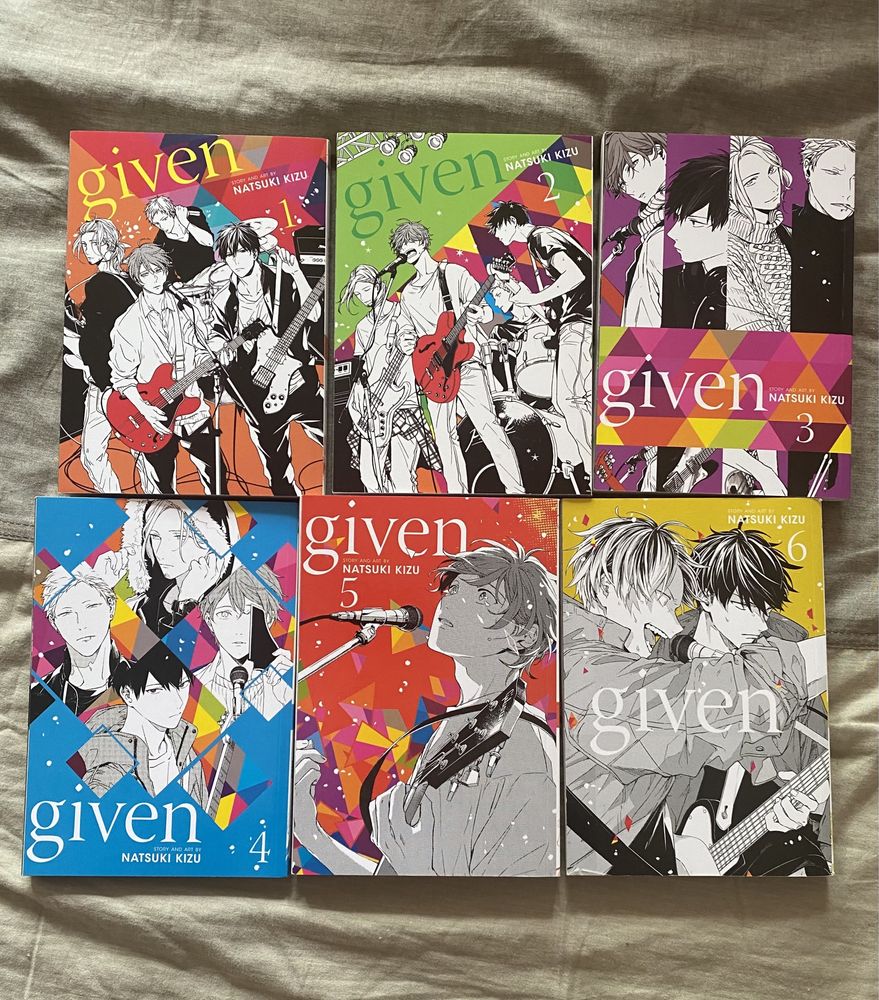 Given manga манга 1-6
