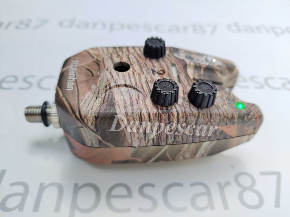 Set 4 Avertizori cu Statie ROBINHAN CAMUFLAJ CU LUMINA VEGHE si penar