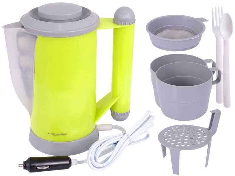 Кана за кола, 0.7L, 24V, 250W, 2 чаши, прибори за хранене, цедка