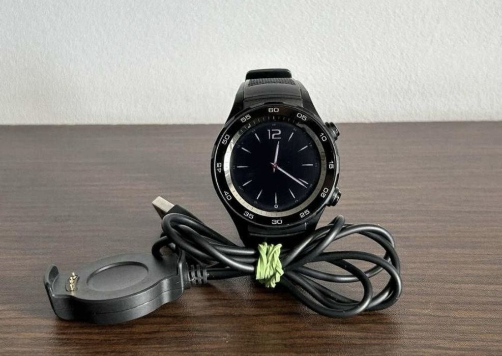 Huawei Watch W2, Bluetooth, Carbon Black Strap; Impecabil