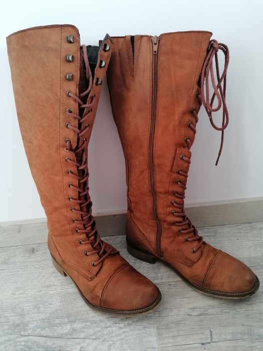 Cizme lungi de piele naturala Nr 38
